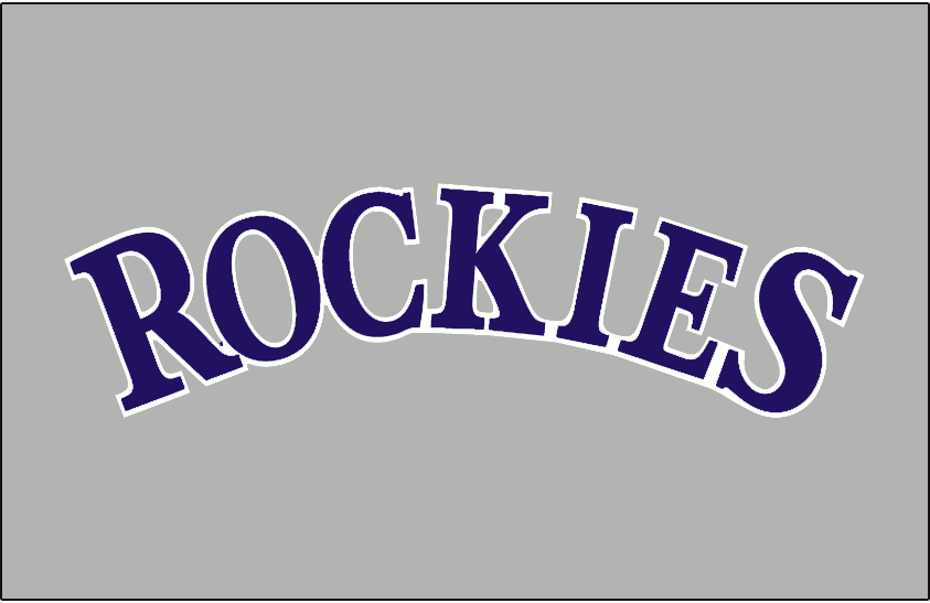 Colorado Rockies 1994-1999 Jersey Logo fabric transfer